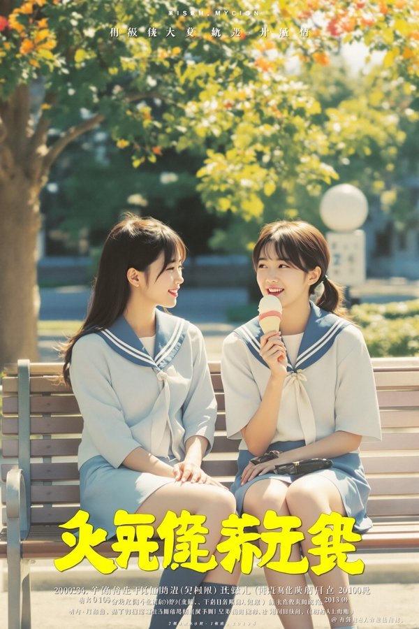 《蓝白校服的夏天》校园电视剧海报