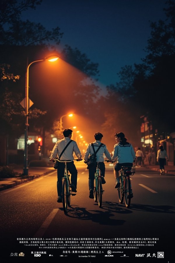 《晚自习后》校园电视剧海报