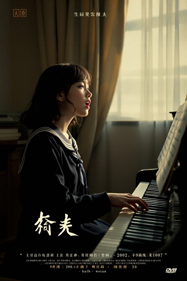 《合唱团练习曲》校园电影海报