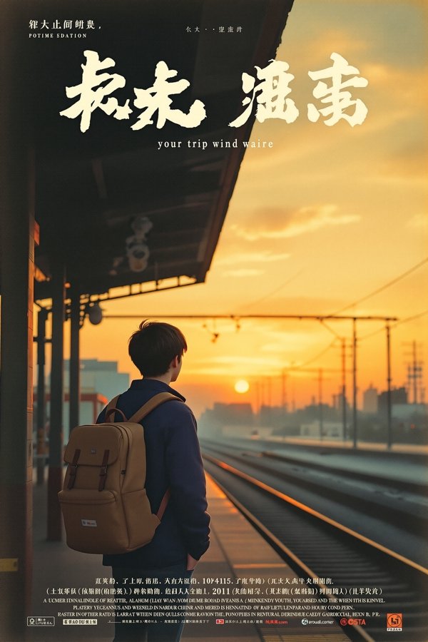 《十八岁出门远行》校园电影海报